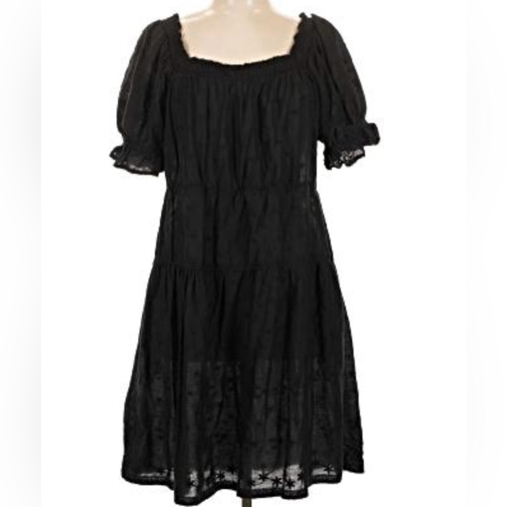 Old Navy Black Midi Dress
